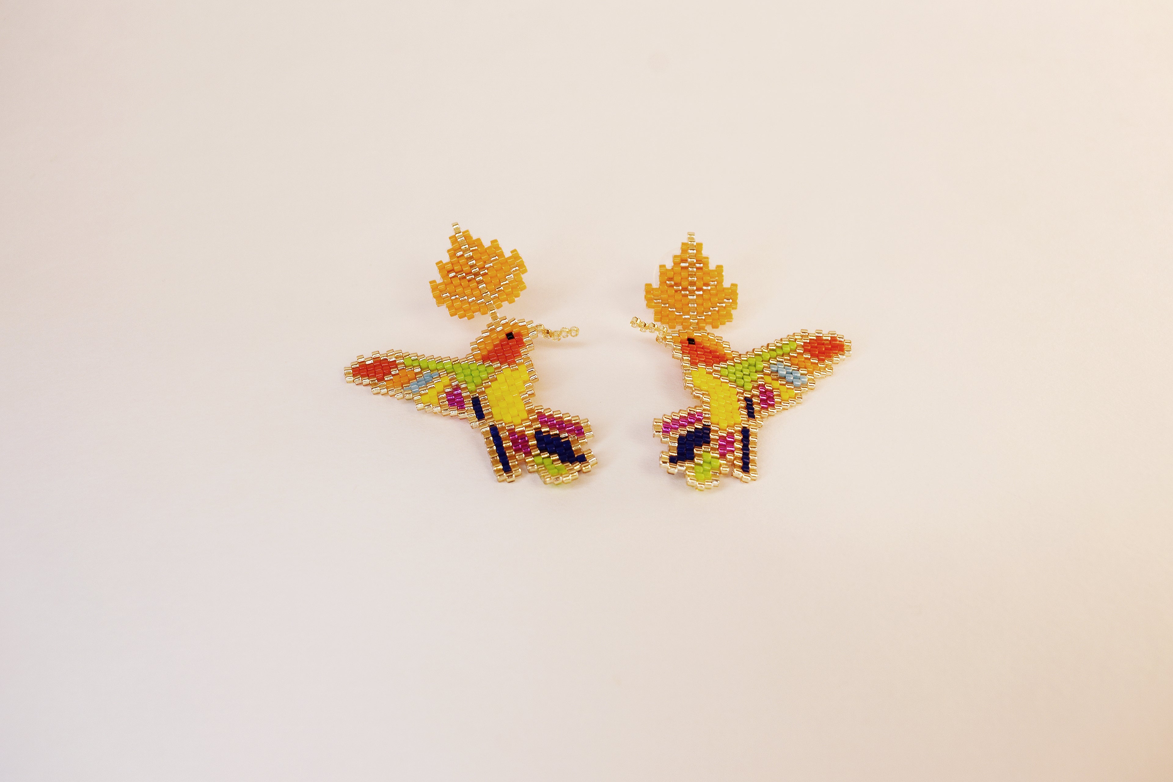 Aretes colibrí