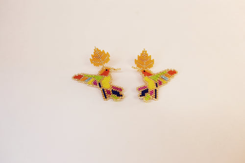 Aretes colibrí